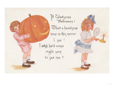 Halloween Greeting - A Gladsome Halloween