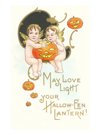 Halloween, Cherubs with Jack O'Lanterns