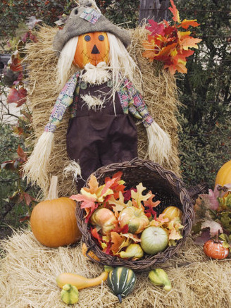 Halloween Decoration, Hill Country, Texas, USA