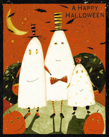 Happy Halloween Ghosts